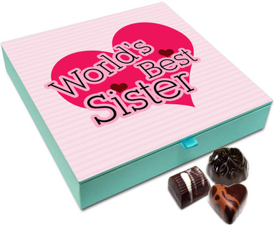 Chocholik Rakhi Gift Box - You Are World's Best Si Chocolate Box For Brother / Sister - 9pc Truffles(108 g)
Chocholik Rakhi Gift Box - You Are World's Best Si Chocolate Box For Brother / Sister - 9pc Truffles(108 g)