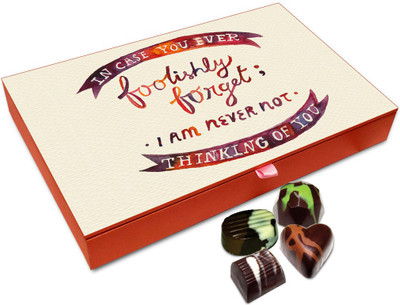 Chocholik Friendship Gift - I Am Always Thinking Of You My Friend Chocolate Box - 12 Pc Truffles(144 g)
Chocholik Friendship Gift - I Am Always Thinking Of You My Friend Chocolate Box - 12 Pc Truffles(144 g)