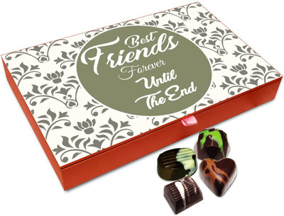 Chocholik Friendship Gift - Best Friends Forever Chocolate Box - 12 Pc Truffles(144 g)
Chocholik Friendship Gift - Best Friends Forever Chocolate Box - 12 Pc Truffles(144 g)