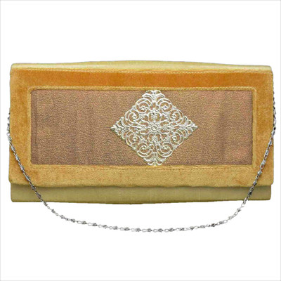 Jewellerkaka Casual Gold Clutch