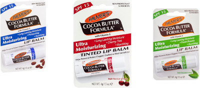 Palmer's Ultra Moisturizing Lip Balm (Original+Dark chocolate & Mint+Dark chocolate & Cherry)(Set of 3)
Palmer's Ultra Moisturizing Lip Balm (Original+Dark chocolate & Mint+Dark chocolate & Cherry)(Set of 3)