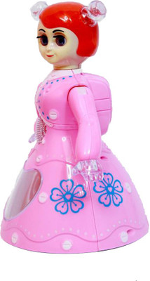 KM ROYALS Dora Doll With Music And Lighting(Pink)