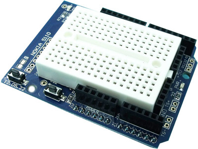 LogicInside Prototyping Shield with Breadboard for Arduino Uno Educational Electronic Hobby Kit
LogicInside Prototyping Shield with Breadboard for Arduino Uno Educational Electronic Hobby Kit