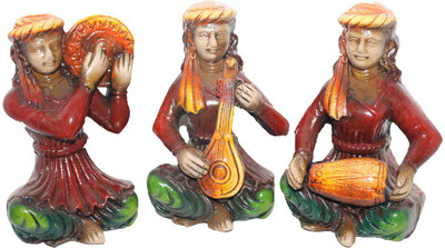 Sarvsiddhi Terracotta Rajasthani Colored Musical Showpiece Set of 3 Decorative Showpiece - 16 cm(Terracotta, Multicolor)
Sarvsiddhi Terracotta Rajasthani Colored Musical Showpiece Set of 3 Decorative Showpiece - 16 cm(Terracotta, Multicolor)
