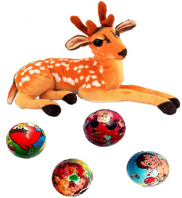 VRV Deer and Printed Balls - 14 cm(Brown, Red, Greed, Yellow), Brown;greed;red;yellow
VRV Deer and Printed Balls - 14 cm(Brown, Red, Greed, Yellow), Brown;greed;red;yellow