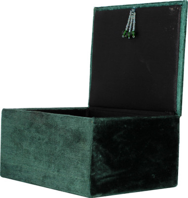 CompetentCraft Vanity Box Use to store makeup Products Vanity Box(Dark Green)