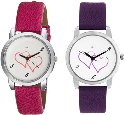 Holboro Origin Red - Purple Combo Watch - For Girls