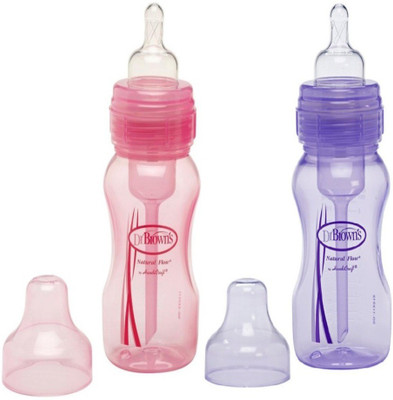 Dr Brown Natural Flow Reduces Colic BPA Free PP Feeding Bottle 2Pcs - 480 ml(Pink, Purple)
Dr Brown Natural Flow Reduces Colic BPA Free PP Feeding Bottle 2Pcs - 480 ml(Pink, Purple)