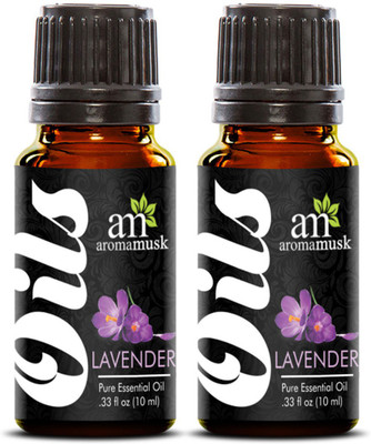 AromaMusk 100% Pure Lavender Essential Oil (Therapeutic Grade, Natural And Undiluted) Pack Of 2(10 ml)
AromaMusk 100% Pure Lavender Essential Oil (Therapeutic Grade, Natural And Undiluted) Pack Of 2(10 ml)