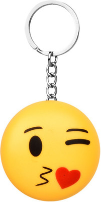 CTW Flying Kiss Emoji Face Key Chain(Multicolor)