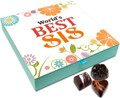 Chocholik Rakshabandan Gift Box - You Are My Best Sister In The World Chocolate Box For Brother / Sister - 9pc Truffles(108 g)
Chocholik Rakshabandan Gift Box - You Are My Best Sister In The World Chocolate Box For Brother / Sister - 9pc Truffles(108 g)