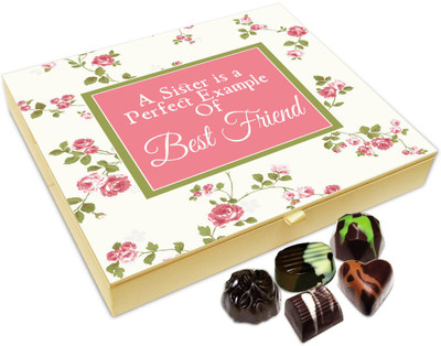 Chocholik Rakhi Gift Box - My Sister My Best Friend Chocolate Box For Brother / Sister - 20pc Truffles(240 g)
Chocholik Rakhi Gift Box - My Sister My Best Friend Chocolate Box For Brother / Sister - 20pc Truffles(240 g)