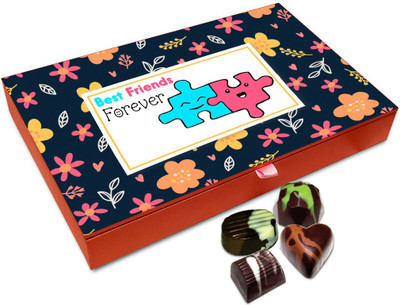Chocholik Friendship Gift Box - We Are Best Friends Forever Chocolate Box - 12pc Truffles(144 g)
Chocholik Friendship Gift Box - We Are Best Friends Forever Chocolate Box - 12pc Truffles(144 g)
