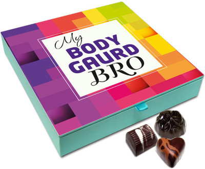 Chocholik Rakshabandan Gift Box - My Muscular Strong Bro Chocolate Box For Brother / Sister - 9pc Truffles(108 g)
Chocholik Rakshabandan Gift Box - My Muscular Strong Bro Chocolate Box For Brother / Sister - 9pc Truffles(108 g)
