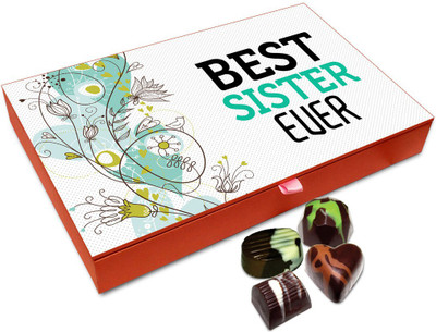 Chocholik Rakhi Gift Box - Best Sister Ever Anyone Had Chocolate Box For Brother / Sister - 12pc Truffles(144 g)
Chocholik Rakhi Gift Box - Best Sister Ever Anyone Had Chocolate Box For Brother / Sister - 12pc Truffles(144 g)