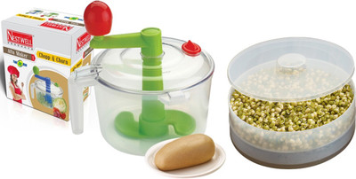 Nestwell AATA MAKER WITH SPROUT MAKER COMBO Plastic Detachable Dough Maker(Multicolor)
Nestwell AATA MAKER WITH SPROUT MAKER COMBO Plastic Detachable Dough Maker(Multicolor)