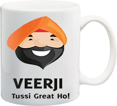 ME&YOU Raksha Bandhan Gift For Brother/ Bro/ Bhai; veerji tussi great ho printed Ceramic Mug(325 ml), Multicolor
ME&YOU Raksha Bandhan Gift For Brother/ Bro/ Bhai; veerji tussi great ho printed Ceramic Mug(325 ml), Multicolor