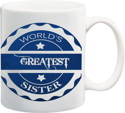 ME&YOU Raksha Bandhan Gift For Sis/ Behan; world's greatest sister printed Ceramic Mug(325 ml), Multicolor
ME&YOU Raksha Bandhan Gift For Sis/ Behan; world's greatest sister printed Ceramic Mug(325 ml), Multicolor