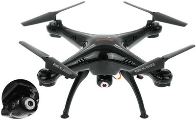 SYMA X5SC with 2MP HD Camera 2.4G 4CH 6-Axis Headless Mode Rc Quadcopter(Black)