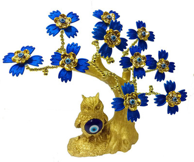 Starstell Fengshui Evil Eye Tree with Owl for Good Luck, Gift & Decorative Showpiece Decorative Showpiece - 20 cm(Polyresin, Multicolor)
Starstell Fengshui Evil Eye Tree with Owl for Good Luck, Gift & Decorative Showpiece Decorative Showpiece - 20 cm(Polyresin, Multicolor)