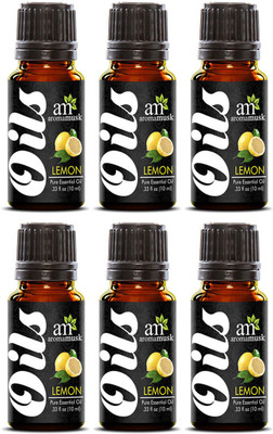 AromaMusk Lemon Pure Aroma Essential Oil (Therapeutic Grade, Pure & Undiluted) Pack Of 6(10 ml)
AromaMusk Lemon Pure Aroma Essential Oil (Therapeutic Grade, Pure & Undiluted) Pack Of 6(10 ml)