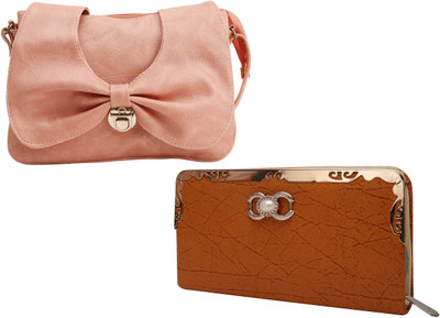 zuberi couture Casual Brown Clutch