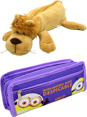 Talesara Lion and Printed Pencil Box For Kids Boy and Girls - 2 Pcs. Combo Fancy stationary Pouch - PCMB346 Pouch(Multicolor)
Talesara Lion and Printed Pencil Box For Kids Boy and Girls - 2 Pcs. Combo Fancy stationary Pouch - PCMB346 Pouch(Multicolor)