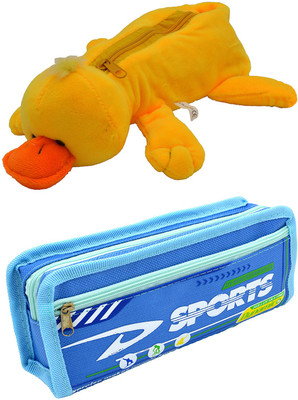Talesara Duck and Printed Pencil Box For Kids Boy and Girls - 2 Pcs. Combo Fancy stationary Pouch - PCMB100 Pouch(Multicolor)
Talesara Duck and Printed Pencil Box For Kids Boy and Girls - 2 Pcs. Combo Fancy stationary Pouch - PCMB100 Pouch(Multicolor)