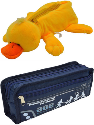 Talesara Duck and Printed Pencil Box For Kids Boy and Girls - 2 Pcs. Combo Fancy stationary Pouch - PCMB092 Pouch(Multicolor)
Talesara Duck and Printed Pencil Box For Kids Boy and Girls - 2 Pcs. Combo Fancy stationary Pouch - PCMB092 Pouch(Multicolor)