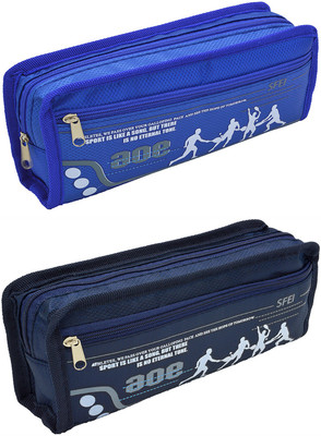 Talesara Printed Pencil Box For Kids Boy and Girls - 2 Pcs. Combo Fancy stationary Pouch - PCMB562 Pouch(Blue)
Talesara Printed Pencil Box For Kids Boy and Girls - 2 Pcs. Combo Fancy stationary Pouch - PCMB562 Pouch(Blue)