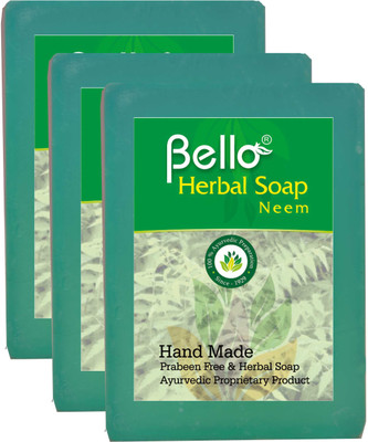 Bello Herbal Soap Neem pack of 3(225 g, Pack of 3)