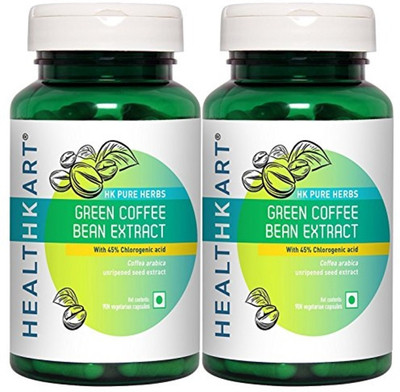 Healthkart Green Coffee Bean extract (45% CGA) for Weight Management(Pack of 2)(90 No)
Healthkart Green Coffee Bean extract (45% CGA) for Weight Management(Pack of 2)(90 No)