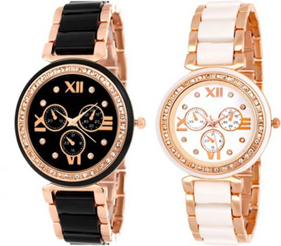 Gopal Retail Black and white Rose Chronograph Pattern Super cool Stylish Analog Watch Watch - For Girls
Gopal Retail Black and white Rose Chronograph Pattern Super cool Stylish Analog Watch Watch - For Girls