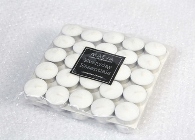 MAEVA E2 Candle(White, Pack of 50)