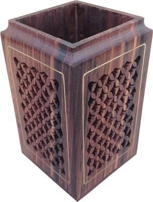 Timberkart 1 Compartments RARE ROSEWOOD & JALI WORK Handicraft PEN STAND JAR HOLDER(Brown)
Timberkart 1 Compartments RARE ROSEWOOD & JALI WORK Handicraft PEN STAND JAR HOLDER(Brown)