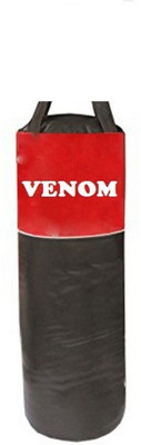 Venom 7.5 FEET LONG , PU MATERIAL , UNFILLED WITH STRAPS Hanging Bag(7.5, 2 kg)