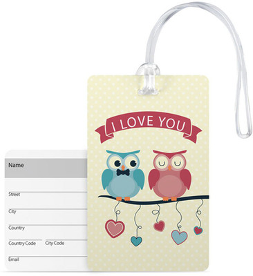100yellow Luggage Tags- I Love You Printed High Quality Pvc Tag With Silicon Strap- Ideal For Gift Luggage Tag(Multicolor)
100yellow Luggage Tags- I Love You Printed High Quality Pvc Tag With Silicon Strap- Ideal For Gift Luggage Tag(Multicolor)