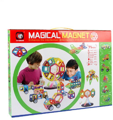 Powerpak Magical Magnet-71pcs Magnetic Building Blocks Learning Toy for kids (No.704)(Multicolor)
Powerpak Magical Magnet-71pcs Magnetic Building Blocks Learning Toy for kids (No.704)(Multicolor)