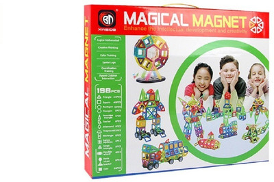 Powerpak Magical Magnet-198pcs Magnetic Building blocks Learning Toy for kids (No.706)(Multicolor)
Powerpak Magical Magnet-198pcs Magnetic Building blocks Learning Toy for kids (No.706)(Multicolor)