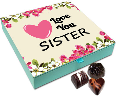 Chocholik Rakhi Gift - There Is No Love Like Love For Sister Chocolate Box For Brother / Sister - 9pc Truffles(108 g)
Chocholik Rakhi Gift - There Is No Love Like Love For Sister Chocolate Box For Brother / Sister - 9pc Truffles(108 g)
