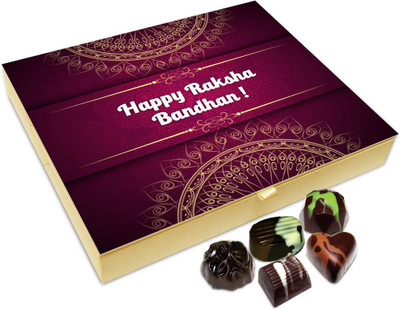 Chocholik Rakhi Gift - Happy Raksha Bandhan My Beloved Brother Chocolate Box For Brother / Sister - 20pc Truffles(240 g)
Chocholik Rakhi Gift - Happy Raksha Bandhan My Beloved Brother Chocolate Box For Brother / Sister - 20pc Truffles(240 g)