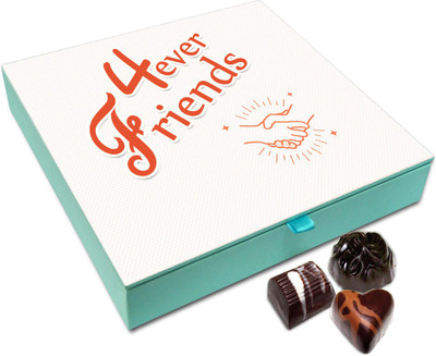 Chocholik Friendship Gift Box - We All Will Remain Friends Forever Chocolate Box For Friends - 9pc Truffles(108 g)
Chocholik Friendship Gift Box - We All Will Remain Friends Forever Chocolate Box For Friends - 9pc Truffles(108 g)