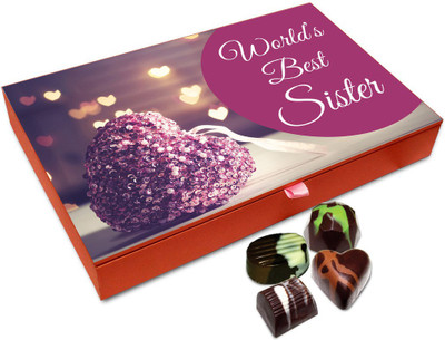 Chocholik Rakhi Gift - You'll Always Be The Best Sister Chocolate Box For Brother / Sister - 12pc Truffles(144 g)
Chocholik Rakhi Gift - You'll Always Be The Best Sister Chocolate Box For Brother / Sister - 12pc Truffles(144 g)