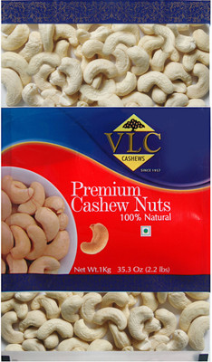 Vijayalaxmi Cashew Co Plain Premium 150 Grade Cashews(1 kg, Vacuum Pack)