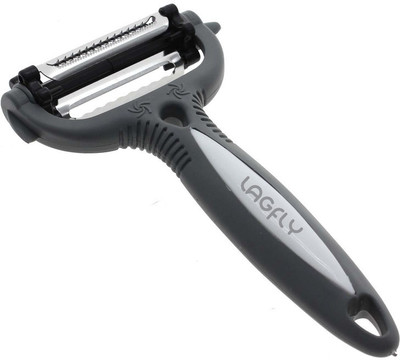 Lagfly Miracle 3 Blade Rotary Peeler with Stainless Steel Blades Fruit and Vegetable Y Shaped Peeler(Grey)
Lagfly Miracle 3 Blade Rotary Peeler with Stainless Steel Blades Fruit and Vegetable Y Shaped Peeler(Grey)