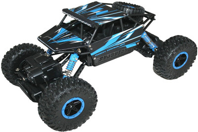 ODDEVEN 1:18 Scale Remote Control Mini Rock Through Car, Blue(Blue)