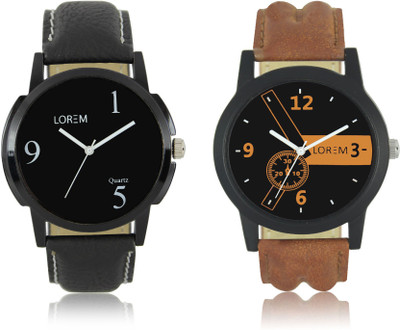 LOREM W06-1-6 New Stylish Best Designer Combo Hand Watch - For Men