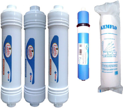 Earth Ro System Earthrosystem 1 Year RO service Kit,earth100 gpd membrane with Inline set Solid Filter Cartridge(0.001, Pack of 5)
Earth Ro System Earthrosystem 1 Year RO service Kit,earth100 gpd membrane with Inline set Solid Filter Cartridge(0.001, Pack of 5)