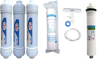 Shopping Store 1 Year RO service Kit ,hi-tech 75 gpd membrane with Inline set Solid Filter Cartridge(0.001, Pack of 9)
Shopping Store 1 Year RO service Kit ,hi-tech 75 gpd membrane with Inline set Solid Filter Cartridge(0.001, Pack of 9)