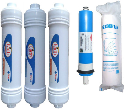 Earth Ro System Earthrosystem 1 Year RO service Kit,filmtec dow membrane with Inline set Solid Filter Cartridge(0.001, Pack of 5)
Earth Ro System Earthrosystem 1 Year RO service Kit,filmtec dow membrane with Inline set Solid Filter Cartridge(0.001, Pack of 5)